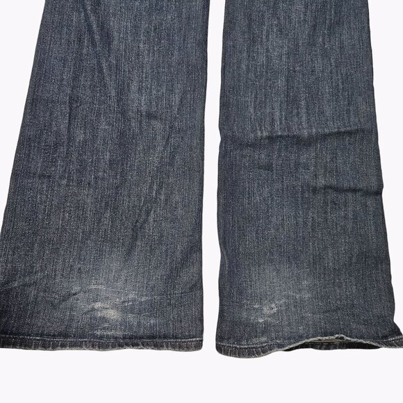 7 For All Mankind Bootcut Jeans Womens Size 31 Low Rise Medium Wash Denim Pants - Picture 4 of 7